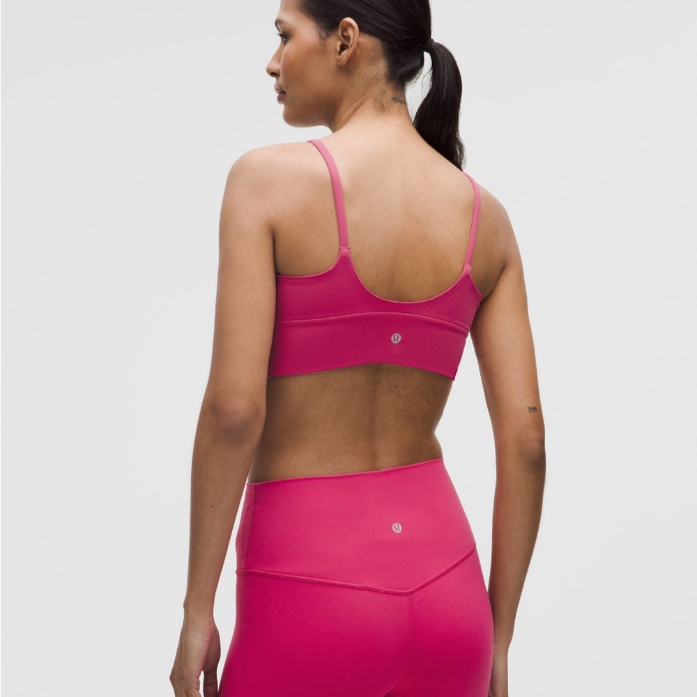 Lululemon Athletica Pink Focuser Scoop Nulu Sports Bra | Size XS - Picture 2 of 4